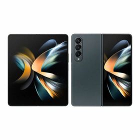 【中古】【安心保証】 Galaxy Z Fold4 SCG16[256GB] au グレイグリーン