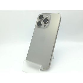 【中古】Apple 国内版 【SIMフリー】 iPhone 15 Pro 512GB ナチュラルチタニウム MTUK3J/A【浜松駅前】保証期間1ヶ月【ランクC】