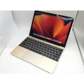 【中古】Apple MacBook 12インチ CoreM3:1.2GHz 256GB ゴールド MNYK2J/A (Mid 2017)【川崎駅前】保証期間１ヶ月【ランクA】