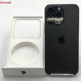【中古】iPhone15 Pro Max 256GB ブラックチタニウム MU6P3J/A SoftBank