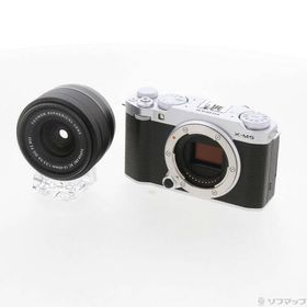 〔中古〕FUJIFILM(フジフイルム) FUJIFILM X-M5 XC15-45mmレンズキット シルバー〔344-ud〕