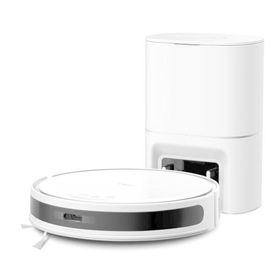 薄型 ロボット掃除機&amp;自動ゴミ収集機 TP-Link Tapo RV20 Max Plus White 白色 MagSlimTM LiDARナビゲーション
