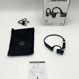 【中古 動作確認済】 オーディオテクニカ ATH-CC500BT2(E) ワイヤレスイヤホン 軟骨伝導 オープンイヤーヘッドホン ブラック 音楽 ミュージック 音楽鑑賞 運動 ランニング 通勤 通学 耳 イヤー イヤホン 音質 没入感 集中 音 使いやすい ジムリラックス 小さい