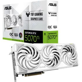 TUF Gaming GeForce RTX 5070 Ti 16GB GDDR7 White OC Edition TUF-RTX5070TI-O16G-WHITE-GAMING