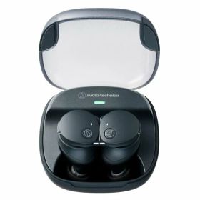 audio-technica ATH-CKS50TW2 BK 完全ワイヤレスイヤホン bluetooth マグネティックスイッチ機能 最大約65時間再生 IP55 防水防塵 マルチポイント対応 置き忘れアラート ヒアスルー 低遅延モード 急速充電 Qiワ