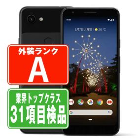 【中古】 Google Pixel3a Just Black Aランク SIMフリー 本体 ソフトバンク スマホ 【あす楽】 【保証あり】 【送料無料】 gp3asbbk8mtm