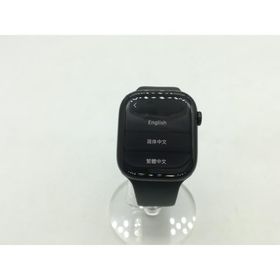 【中古】Apple Apple Watch Series10 46mm GPS ジェットブラックアルミニウムケース/ブラックスポーツバンド (M/L) MWWQ3J/A【広島】保証期間１ヶ月【ランクC】