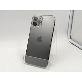 【中古】Apple SoftBank 【SIMロック解除済み】 iPhone 12 Pro 128GB グラファイト MGM53J/A【千葉】保証期間1ヶ月【ランクC】