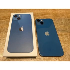 【中古正常品】iPhone13 128GB ブルー 正規SIMフリー MLNG3J/A A400