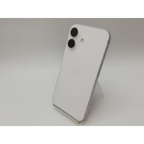 【中古】【赤ロム保証あり】Apple au 【SIMフリー】 iPhone 16 128GB ホワイト MYDR3J/A【鹿児島中町】保証期間1ヶ月【ランクC】