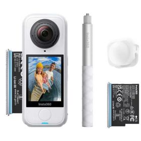 INSTA360 アクションカメラ 360°カメラ X4 Air スターターバンドル ［4K対応 / 防水］ アークティックホワイト CINSAAFA-SE17
