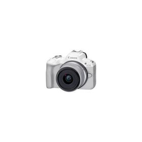 【新品/取寄品】Canon EOS R50 RF-S18-45 IS STM レンズキット ホワイト ミラーレスカメラ キヤノン