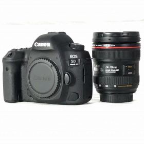 【中古品】 キヤノン / Canon EOS 5D Mark IV・EF24-70L IS USM 一眼レフ レンズキット デジタルカメラ本体 2016年 ブラック キヤノンEFマウント 30019681 30019681 2016年 3170万画素(総画素) 3040万画素(有効画素) EF24-70L IS USM ブラック 351037001484