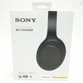 SONY ソニー ワイヤレスノイズキャンセリングステレオヘッドセット WH-1000XM4 ブラック ※中古