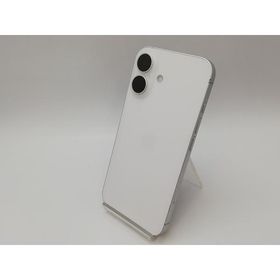 【中古】【赤ロム保証あり】Apple au 【SIMフリー】 iPhone 16 128GB ホワイト MYDR3J/A【鹿児島中町】保証期間１ヶ月【ランクC】