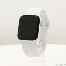 【中古】Apple(アップル) Apple Watch SE 第2世代 GPS + Cellular 40mm シルバーアルミニウムケース ホワイトスポーツバンド 【251-ud】