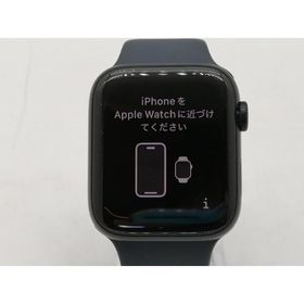 【中古】Apple Apple Watch SE2 44mm GPS ミッドナイトアルミニウムケース/ミッドナイトスポーツバンド MNK03J/A【OSU301】保証期間１ヶ月【ランクA】