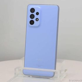 〔中古〕SAMSUNG(サムスン) Galaxy A53 5G 128GB オーサムブルー SCG15 au SIMフリー〔276-ud〕
