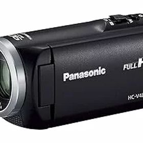 【中古】パナソニック HDビデオカメラ V480MS 32GB 高倍率90倍ズーム ブラック HC-V480MS-K