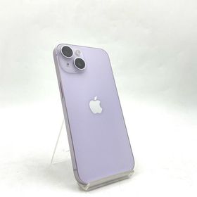 【全額返金保証】【最速発送】 iPhone 14 128GB パープル docomo SIMフリー 白ロム 動作確認済 85%