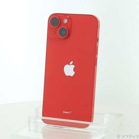 〔中古〕Apple(アップル) iPhone14 128GB プロダクトレッド MPV93J／A SIMフリー〔258-ud〕