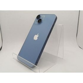 【中古】Apple docomo 【SIMフリー】 iPhone 14 256GB ブルー MPWN3J/A【千葉】保証期間１ヶ月【ランクC】