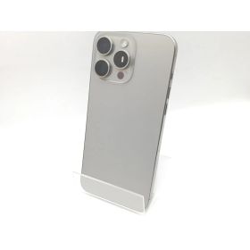 【中古】Apple 国内版 【SIMフリー】 iPhone 15 Pro Max 256GB ナチュラルチタニウム MU6R3J/A【熊本】保証期間1ヶ月【ランクB】