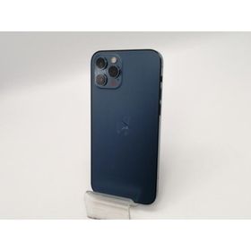 【中古】Apple docomo 【SIMロック解除済み】 iPhone 12 Pro 128GB パシフィックブルー MGM83J/A【大須アメ横】保証期間１ヶ月【ランクC】