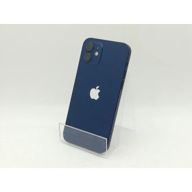 【中古】Apple au 【SIMロック解除済み】 iPhone 12 128GB ブルー MGHX3J/A【神戸】保証期間1週間【ランクC】