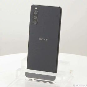 【中古】SONY(ソニー) Xperia 10 III 128GB ブラック SOG04 auロック解除SIMフリー 【349-ud】