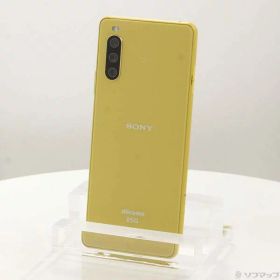 【中古】SONY(ソニー) Xperia 10 III 128GB イエロー SO-52B docomoロック解除SIMフリー 【295-ud】