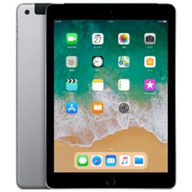 【中古】(並品) au Apple iPad 第6世代 Wi-Fi+Cellular 32GB シルバー MR6P2J/A【安心保証90日/赤ロム永久保証】iPad6 本体 アイパッド タブレット