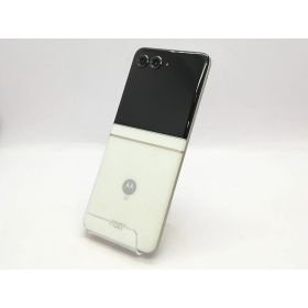 【未使用】MOTOROLA docomo 【SIMフリー】 motorola razr 50d ホワイトマーブル 8GB 256GB M-51E【立川フロム中武】保証期間3ヶ月