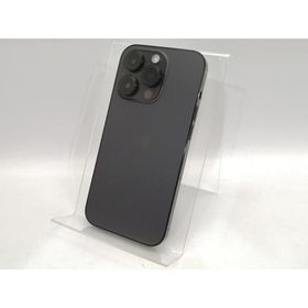 【中古】Apple docomo 【SIMフリー】 iPhone 14 Pro 128GB スペースブラック MPXU3J/A【高崎モントレー】保証期間１ヶ月【ランクC】