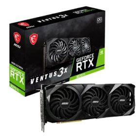 【中古】 MSI GeForce RTX 3070 Ti VENTUS 3X 8G OC ゲーミング グラフィックスカード - 8GB GDDR6X 1800 MHz PCI Express Gen 4 256ビット 3x DP v 1.4a HDMI 2.1 (4K対応)