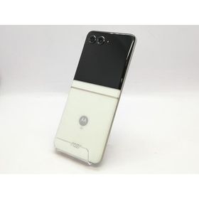 【未使用】MOTOROLA docomo 【SIMフリー】 motorola razr 50d ホワイトマーブル 8GB 256GB M-51E【立川フロム中武】保証期間３ヶ月