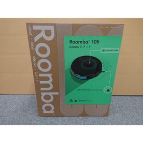 @【未使用品】 アイロボット iRobot ルンバ105 コンボ 掃除機&amp;床拭きロボット Y311060 ブラック Roomba 105 Combo ロボット掃除機