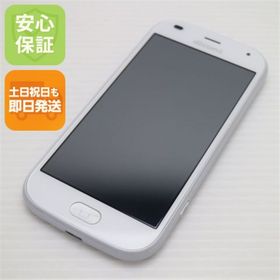 フジツウ(富士通)の新品同様 F-42A らくらくスマートフォン ホワイト M111(スマートフォン本体)