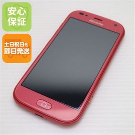 フジツウ(富士通)の新品同様 F-42A らくらくスマートフォン ピンク M111(スマートフォン本体)
