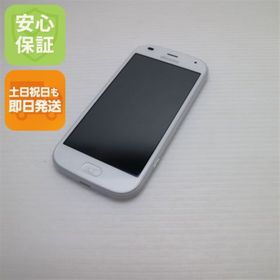 フジツウ(富士通)の新品同様 F-42A らくらくスマートフォン ホワイト M444(スマートフォン本体)