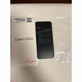 Libero5G 4 ブラック 128GB Y!mobile(スマートフォン本体)