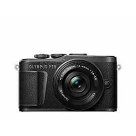 OLYMPUS ミラーレス一眼カメラ PEN E-PL10 14-42mm EZレンズキット ブラック(ミラーレス一眼)