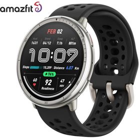 アマズフィット AMAZFIT スマートウォッチ Active 2 ブラックシリコン スタンダードバージョン 腕時計 メンズ レディース GPS 健康 ウェ