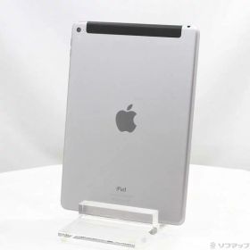 【中古】Apple(アップル) iPad Air 2 16GB スペースグレイ MGGX2J／A au 【198-ud】