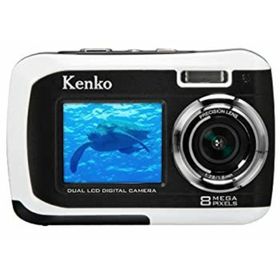 【中古】「非常に良い」Kenko デュアルモニターデジタルカメラ DSC880DW IPX8相当防水 DSC880DW(その他)