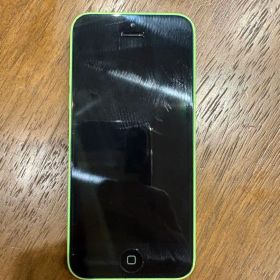 【ジャンク品】Apple iPhone 5c グリーン