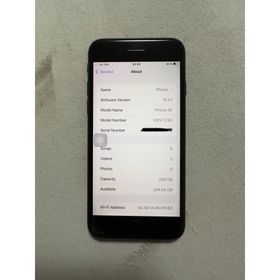 アップル(Apple)のiPhone SE 第2世代 (SE2) ブラック 256 GB SIMフリー(スマートフォン本体) アップル(Apple)のiPhone SE 第2世代 (SE2) ブラック 256 GB SIMフリー(スマートフォン本体)