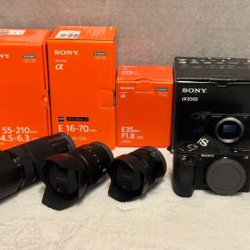 Sony α6500 ミラーレスカメラ レンズ3本セット