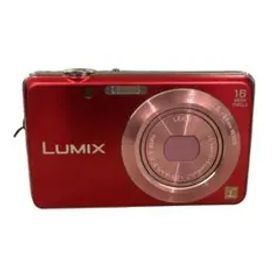動作確認済 Panasonic LUMIX DMC-FH8レッド デジカメ 美品