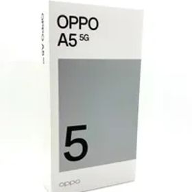 「新品」SIMフリー OPPO A5 5G OPG06 ホワイト 判定〇 訳あり【管理番号：JX042718541】